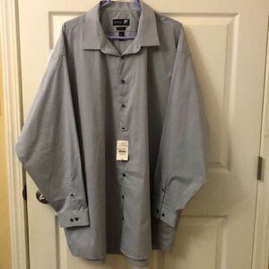 New J.Ferrar mens button up long sleeve shirt size big and tall 20